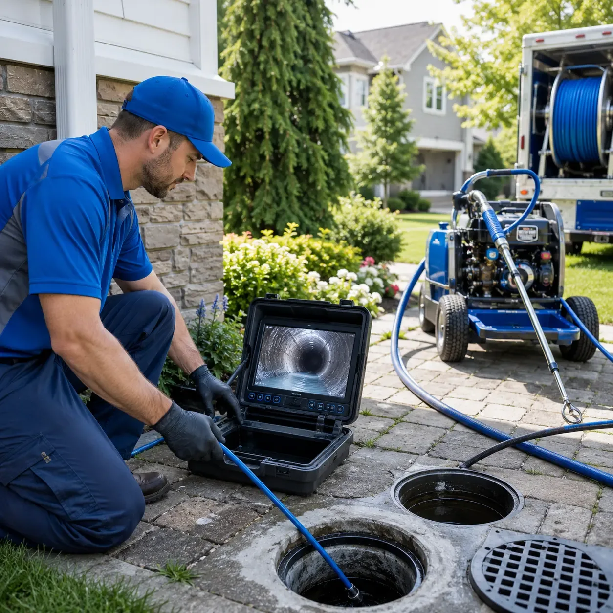 Outdoor drain cleaning professionals serving Tully, NY
