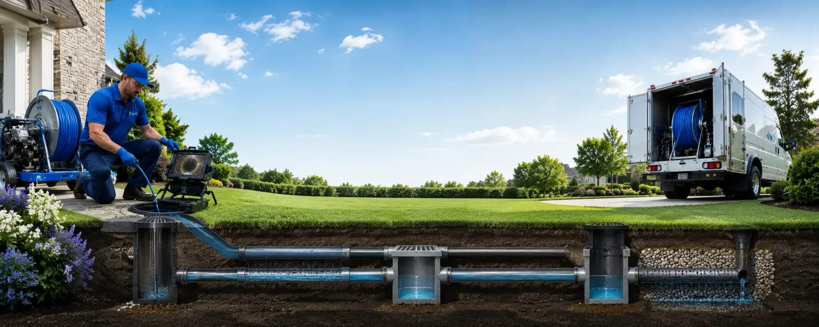 Outdoor drain cleaning information for Tully, NY